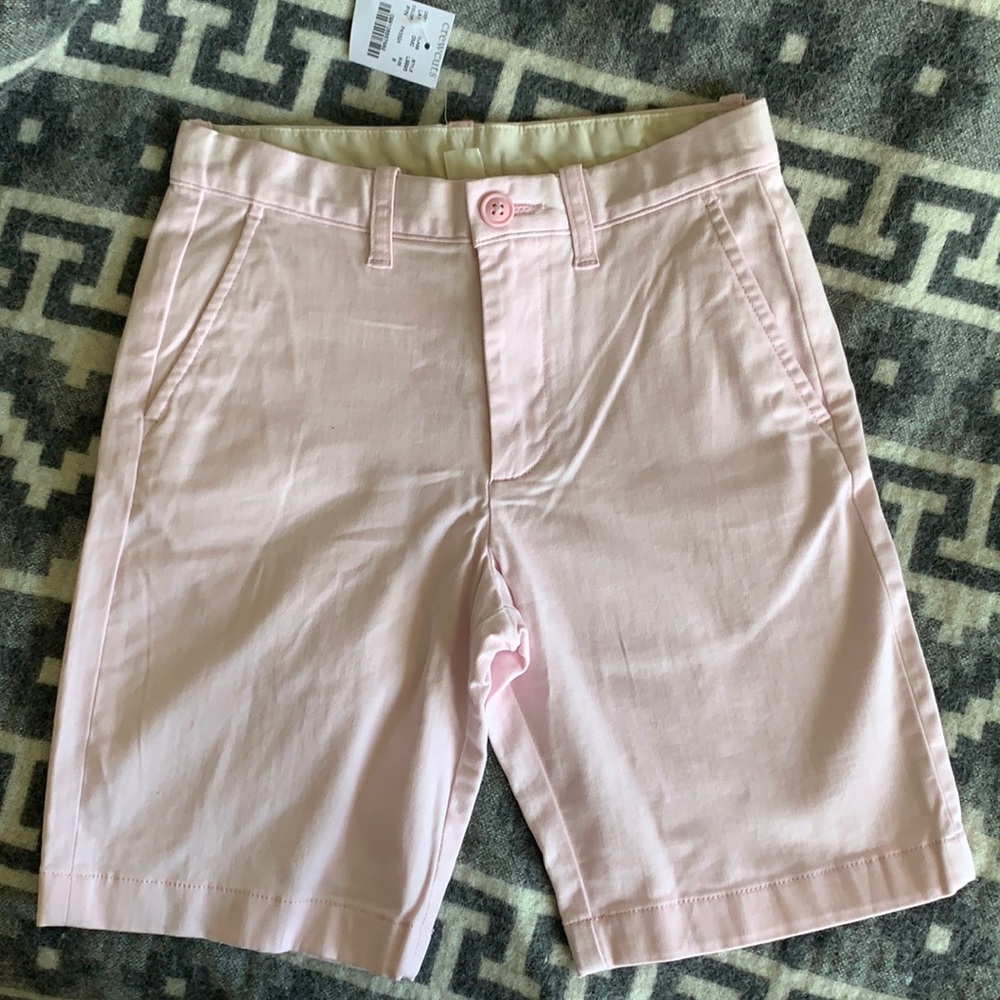 NWT Crewcuts (Jcrew) pink chino shorts Size: 8